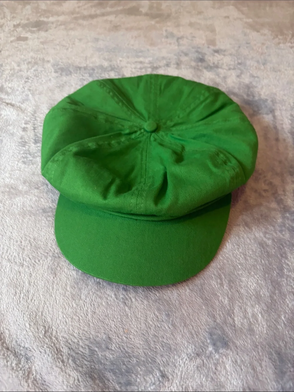 Green Men's Cotton Newsboy Cap - Classic Casual Hat